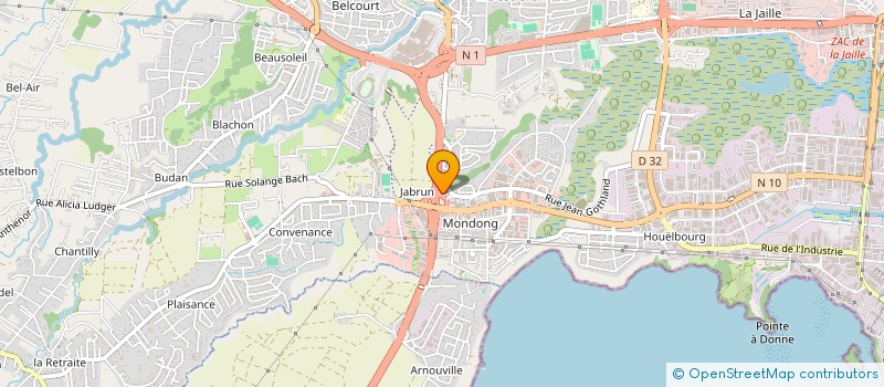 localisation de l'entreprise MONSIEUR LUCIEN SIDAMBAROM  BAIE MAHAULT