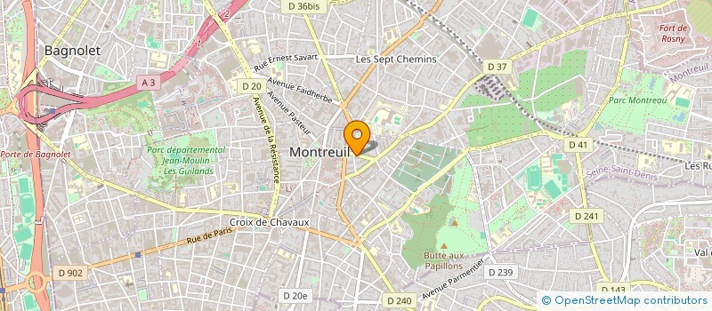 localisation de l'entreprise MONSIEUR LUCIEN SIMONETTI à MONTREUIL
