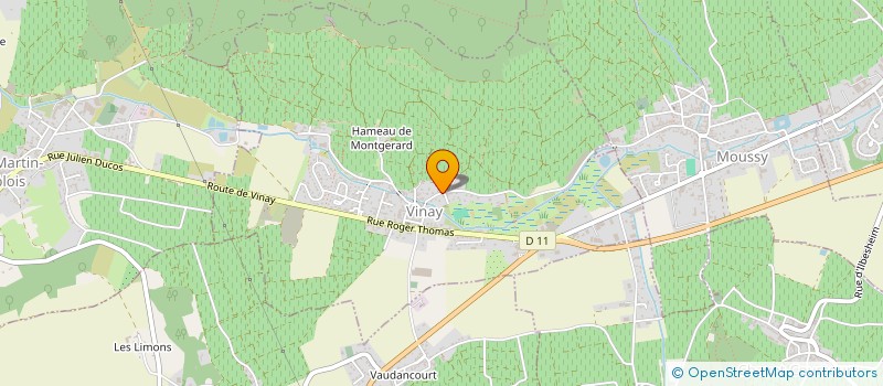 localisation de l'entreprise MONSIEUR LUCIEN SOURDET  VINAY