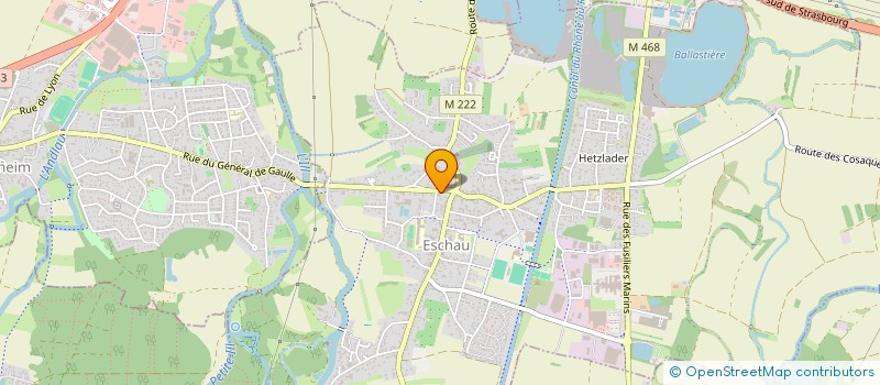 localisation de l'entreprise MONSIEUR LUCIEN SPEYSER  ESCHAU