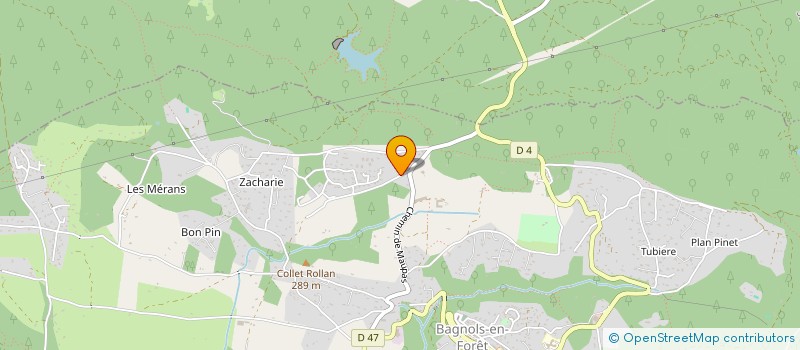 localisation de l'entreprise MONSIEUR LUCIEN SUIVENG à BAGNOLS-EN-FORET