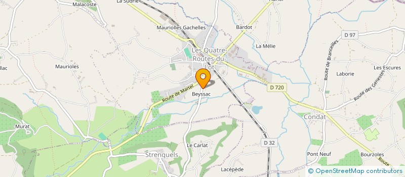 localisation de l'entreprise MONSIEUR LUCIEN TEILLARD  LE VIGNON-EN-QUERCY