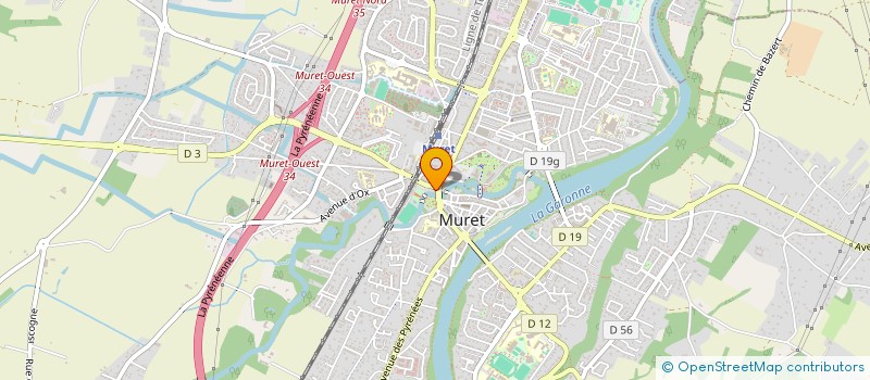 localisation de l'entreprise MONSIEUR LUCIEN TERUEL  MURET