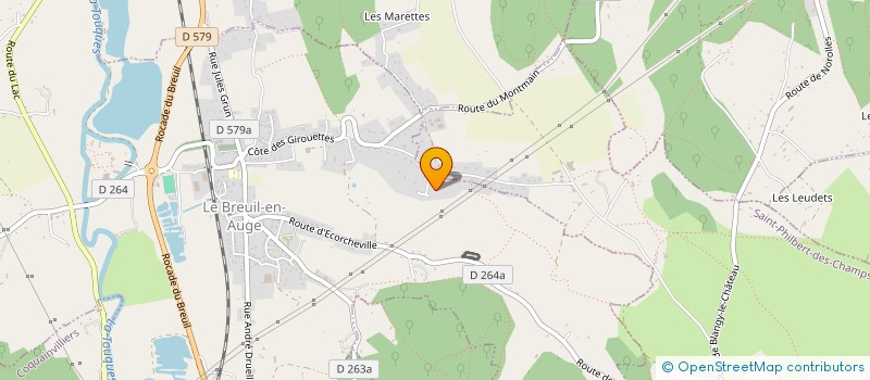 localisation de l'entreprise MONSIEUR LUCIEN TIPHAGNE à LE BREUIL-EN-AUGE