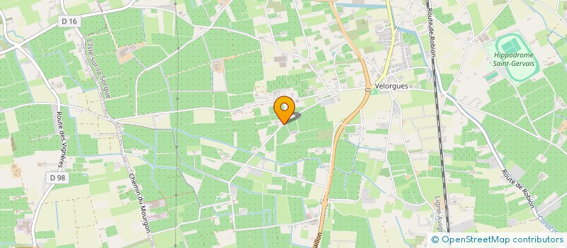 localisation de l'entreprise MONSIEUR LUCIEN TOURRES  L ISLE SUR LA SORGUE