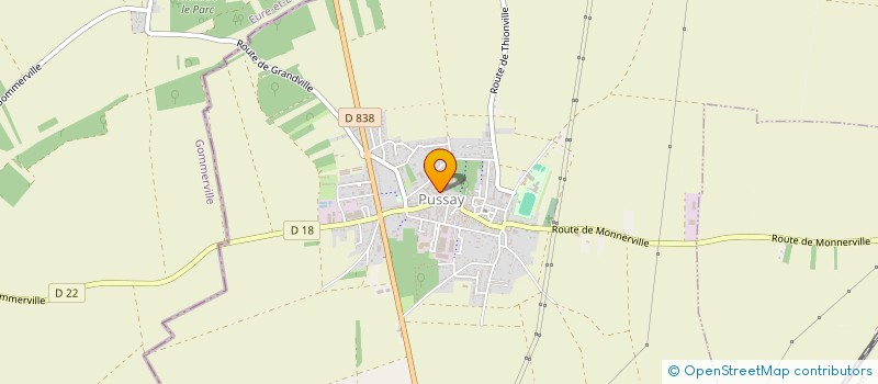 localisation de l'entreprise MONSIEUR LUCIEN TOUZEAU  PUSSAY