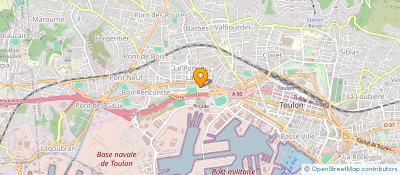 localisation de l'entreprise MONSIEUR LUCIEN VACCA  TOULON