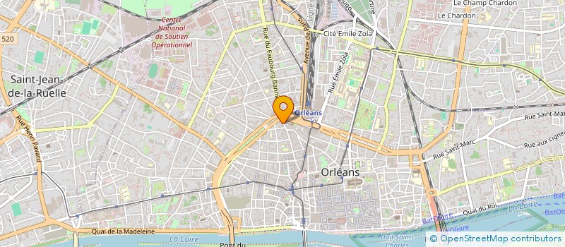 localisation de l'entreprise MONSIEUR LUCIEN VALADOU à ORLEANS