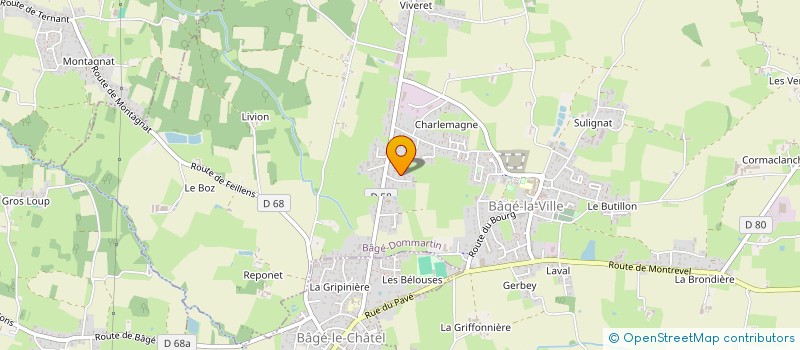 localisation de l'entreprise MONSIEUR LUCIEN VALETTE à BAGE-DOMMARTIN