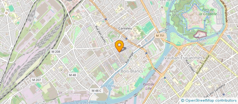 localisation de l'entreprise MONSIEUR LUCIEN VAN DER VEKEN à LILLE