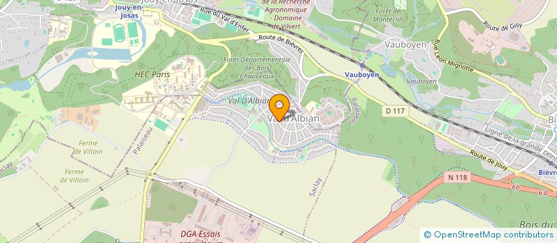 localisation de l'entreprise MONSIEUR LUCIEN VARNIZY à SACLAY
