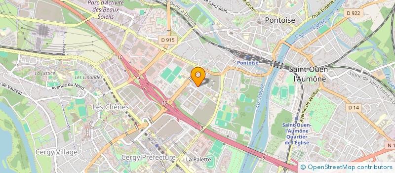 localisation de l'entreprise MONSIEUR LUCIEN VASSEUR à PONTOISE