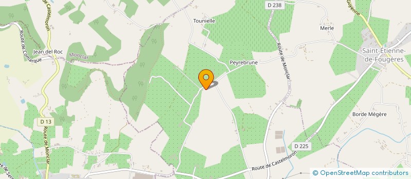 localisation de l'entreprise MONSIEUR LUCIEN VECCHIERELLI  FONGRAVE