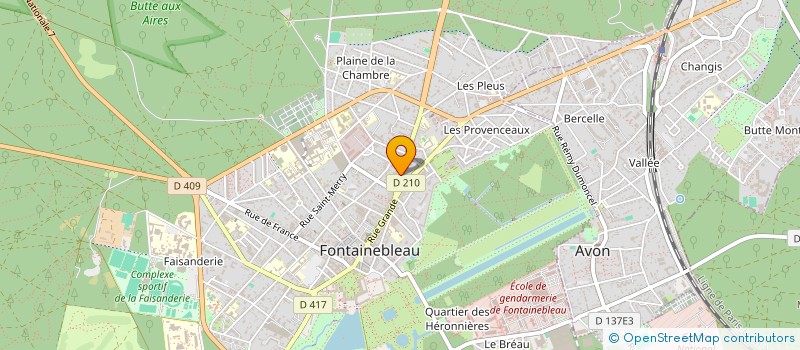 localisation de l'entreprise MONSIEUR LUCIEN VERCRUYSSE à FONTAINEBLEAU