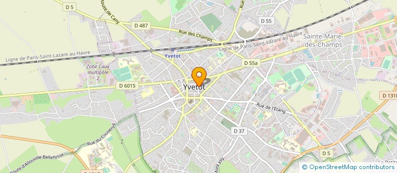 localisation de l'entreprise MONSIEUR LUCIEN VIARD  YVETOT