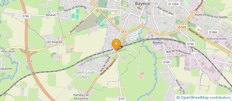 localisation de l'entreprise MONSIEUR LUCIEN VICQUELIN à BAYEUX