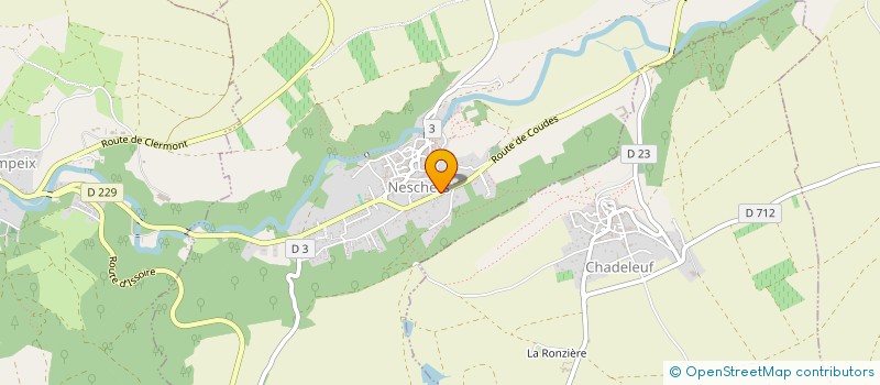 localisation de l'entreprise MONSIEUR LUCIEN VICTOOR  NESCHERS