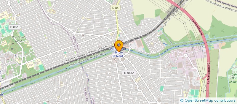 localisation de l'entreprise MONSIEUR LUCIEN VITRY  VILLEPARISIS