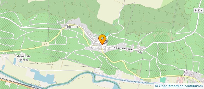 localisation de l'entreprise MONSIEUR LUCIEN VOLTZ  VENTEUIL