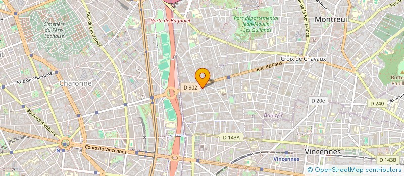 localisation de l'entreprise MONSIEUR LUCIEN ZERRAD à MONTREUIL