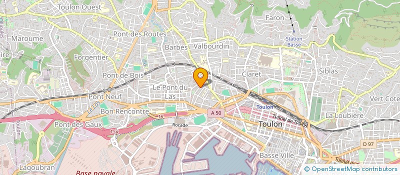 localisation de l'entreprise MONSIEUR LUCILE LECOLE  TOULON