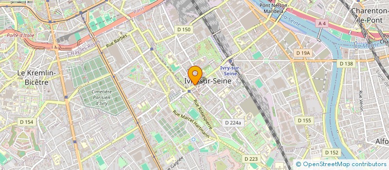 localisation de l'entreprise MONSIEUR LUCIO BATISTA ARANTES NETO à IVRY-SUR-SEINE