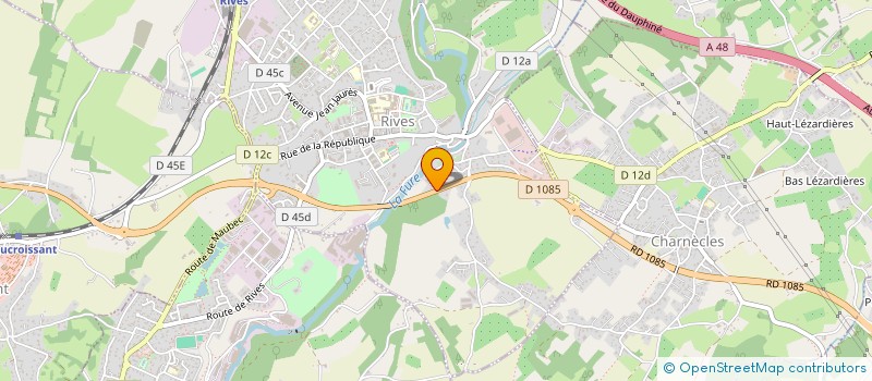 localisation de l'entreprise MONSIEUR LUCIO NUNES  RIVES