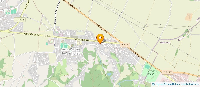 localisation de l'entreprise MONSIEUR LUCIO URBANO  SAINT-PIERRE-DE-CHANDIEU