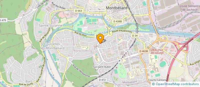 localisation de l'entreprise MONSIEUR LUCK BARTHELEMY à MONTBELIARD