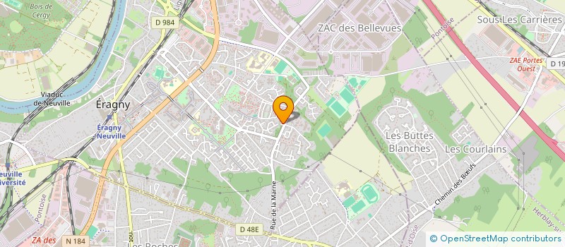 localisation de l'entreprise MONSIEUR LUCKAEL GNAORE  ERAGNY