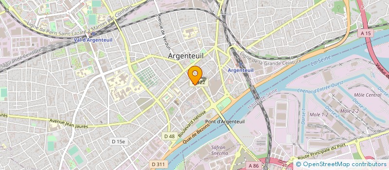 localisation de l'entreprise MONSIEUR LUCKNY CHAVANNES  ARGENTEUIL