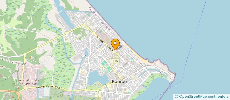 localisation de l'entreprise MONSIEUR LUCKSON PIERRE  KOUROU