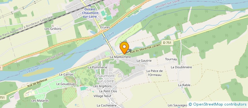 localisation de l'entreprise MONSIEUR LUCKY CARTAULT à CHAUMONT-SUR-LOIRE