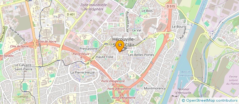 localisation de l'entreprise MONSIEUR LUCKY ERHUNMWUNSEE à HEROUVILLE SAINT CLAIR