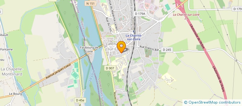 localisation de l'entreprise MONSIEUR LUCKY LEBOULEUX à LA CHARITE-SUR-LOIRE
