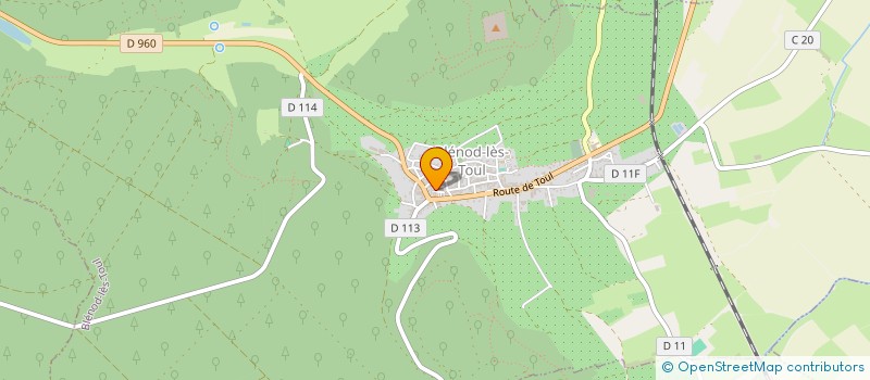 localisation de l'entreprise MONSIEUR LUCKY MATHIAS  BLENOD-LES-TOUL