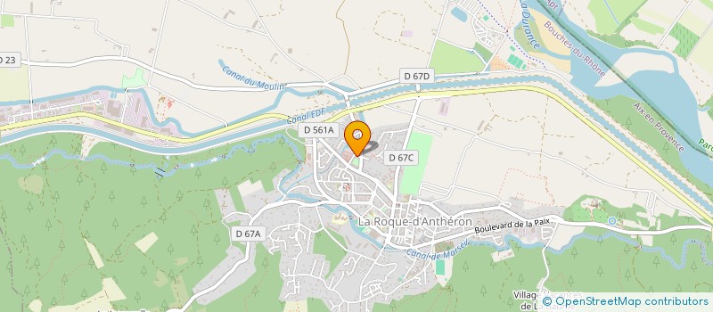 localisation de l'entreprise MONSIEUR LUCO DEL GIACCO  LA ROQUE-D'ANTHERON