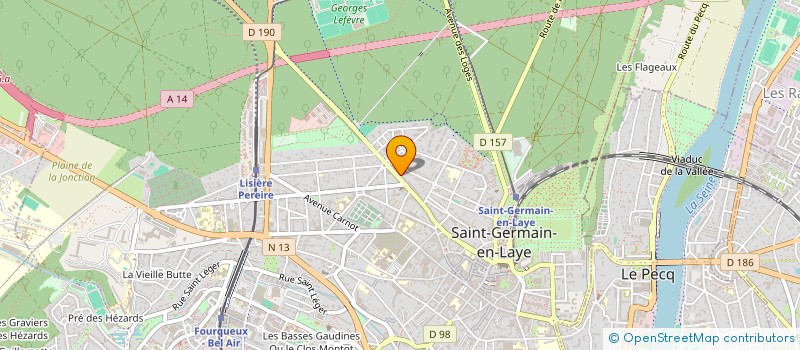 localisation de l'entreprise MONSIEUR LUCSON ESTIVERNE  SAINT-GERMAIN-EN-LAYE