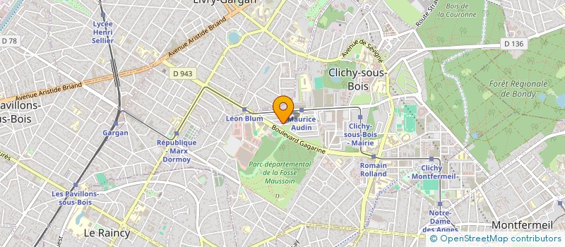 localisation de l'entreprise MONSIEUR LUCSONE TUTIN à CLICHY-SOUS-BOIS