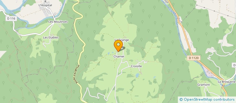 localisation de l'entreprise MONSIEUR LUDERIC LAUSSAT  LA CHAPELLE-SAINT-GERAUD