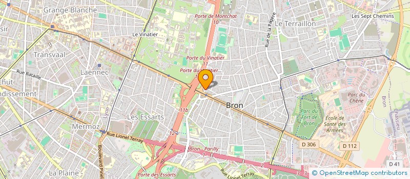 localisation de l'entreprise MONSIEUR LUDGI SILLON  BRON