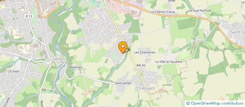 localisation de l'entreprise MONSIEUR LUDIVIC MEUNIER  LANVALLAY