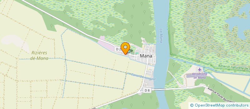 localisation de l'entreprise MONSIEUR LUDJI AURELIEN  MANA