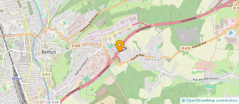 localisation de l'entreprise MONSIEUR LUDOVIC ABISUR  LES ABYMES