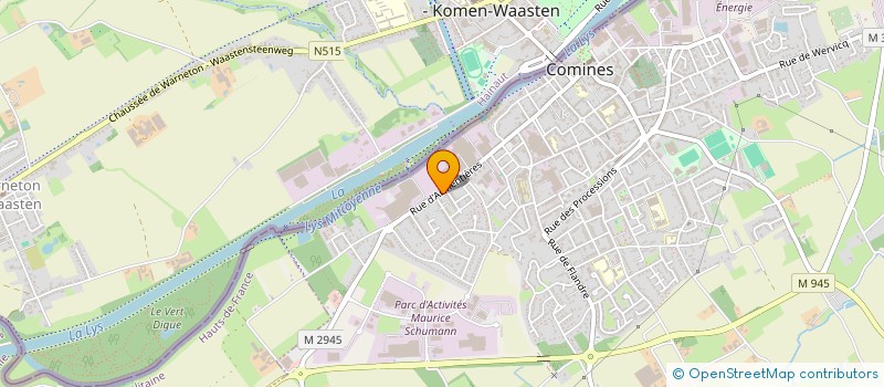 localisation de l'entreprise MONSIEUR LUDOVIC ABRAM  COMINES