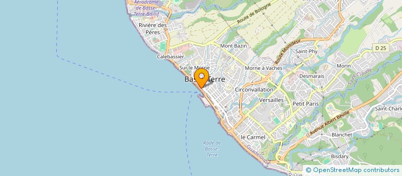 localisation de l'entreprise MONSIEUR LUDOVIC ABSALON  BASSE-TERRE