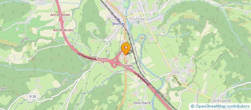 localisation de l'entreprise MONSIEUR LUDOVIC ACHE  TOURNAY