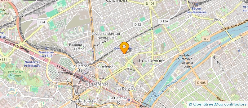 localisation de l'entreprise MONSIEUR LUDOVIC ADANS à COURBEVOIE