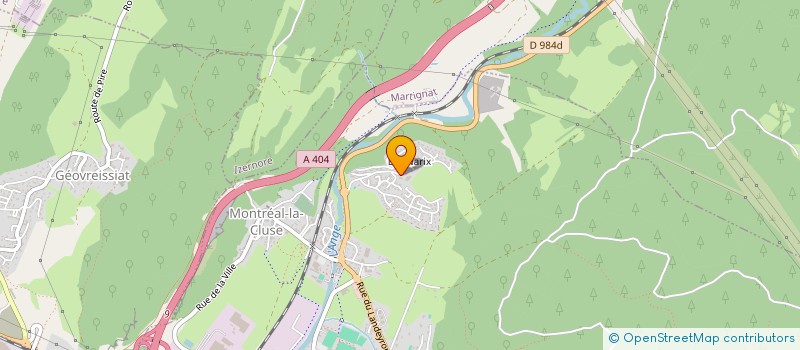 localisation de l'entreprise MONSIEUR LUDOVIC AFONSO  MONTREAL-LA-CLUSE