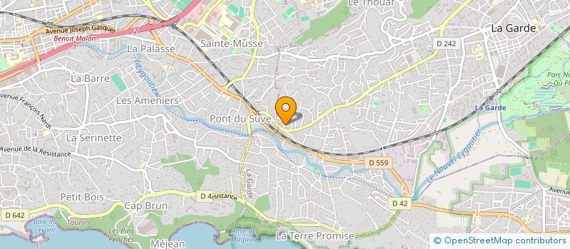 localisation de l'entreprise MONSIEUR LUDOVIC ALEMAN  LA GARDE